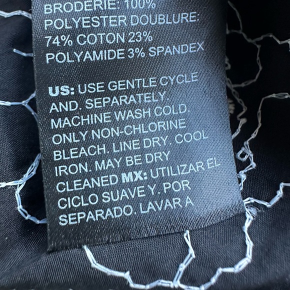 White House Black Market Floral Embroidered Bustier Top NWT Sz 2 - Picture 13 of 14